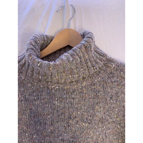 NWT A.n.a. Turtleneck Sweater in Taupe, Women's L Dolman Sleeve Jumper - Picture 3 of 10